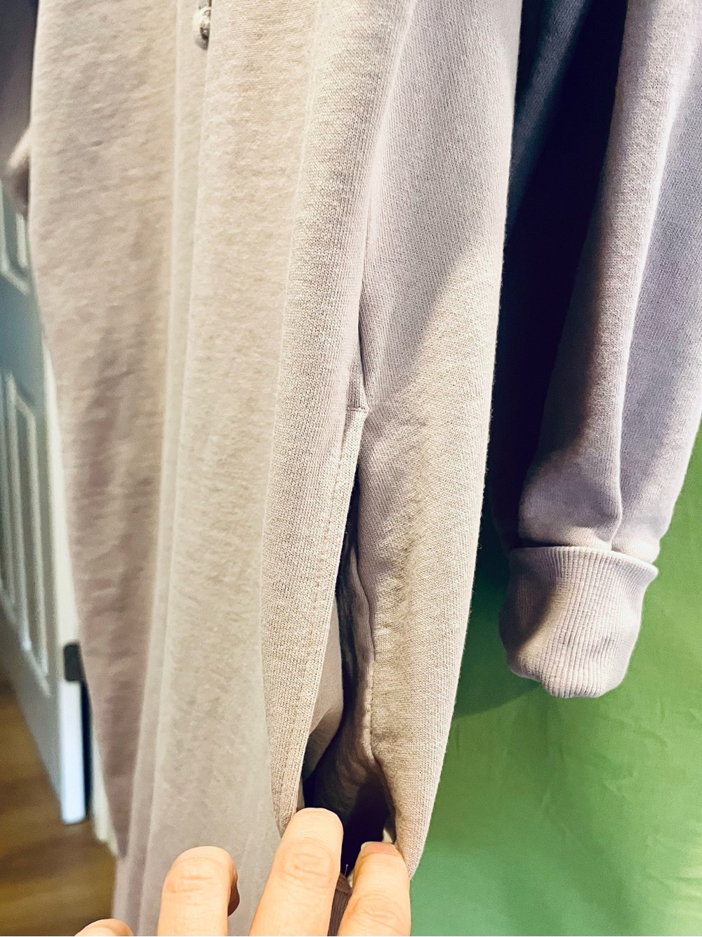COS Oversized Sweatshirt Hoodie Dress – women’s Size L – Soft Lilac - Picture 4 of 7
